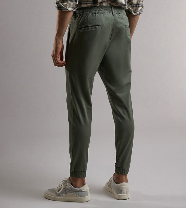R&B Casual Pants - Green Casual Pants