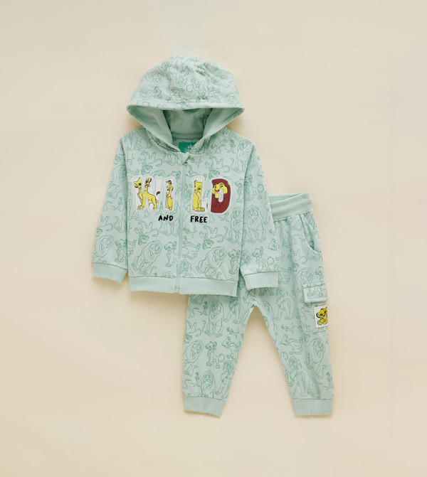 R&B cool-kid-uniforms-k - Green clothing sets