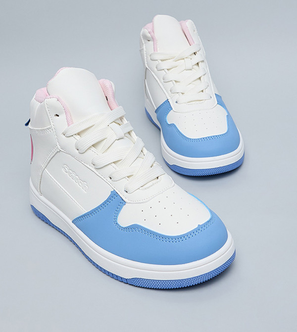 R&B R&B - White Low Top