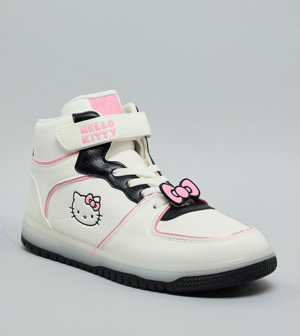 R&B R&B - White High Top