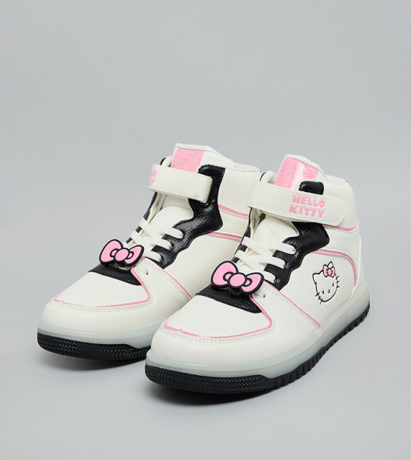 R&B R&B - White High Top