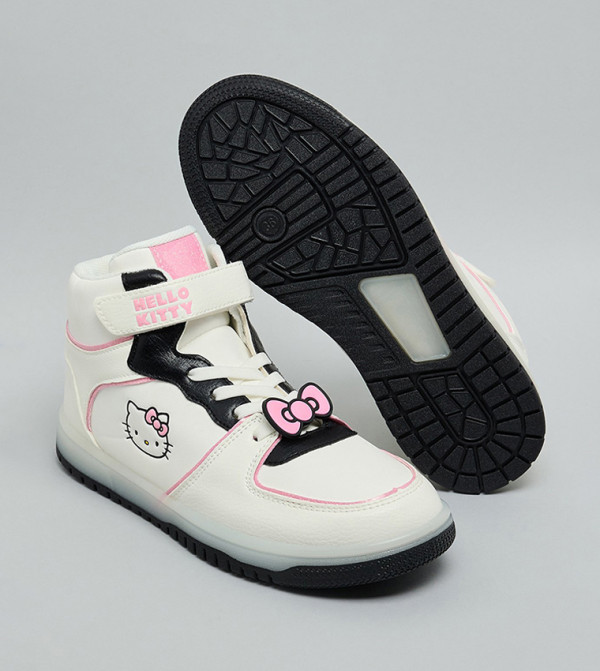 R&B R&B - White High Top