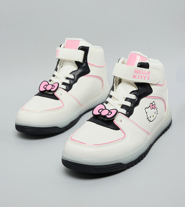 R&B R&B - White High Top