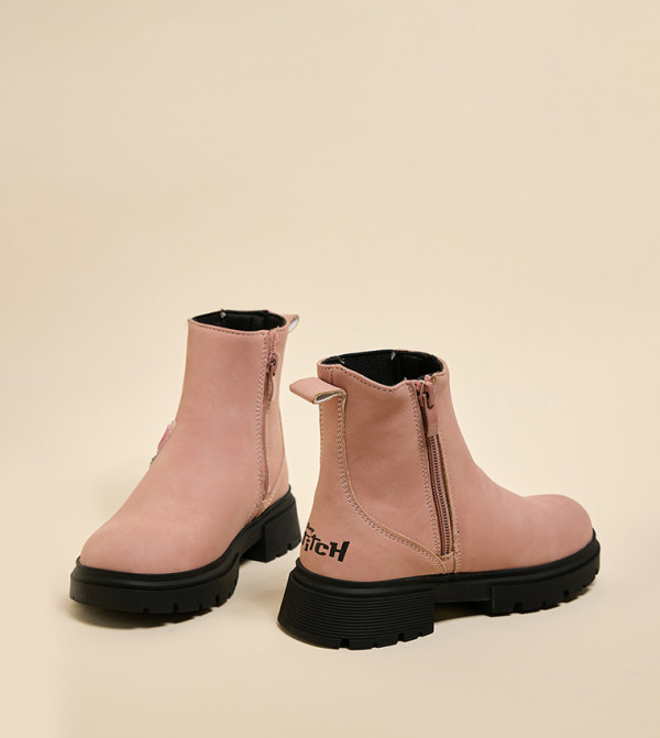 R&B  Formal Shoes - Pink Boots