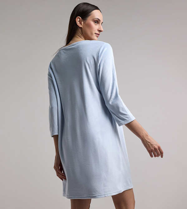 R&B Night Dress & Gowns - Blue Night Dress & Gowns