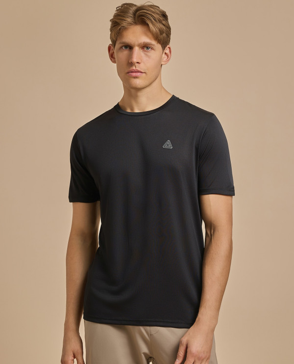 R&B  Sportswear - Black T-Shirts & Vests