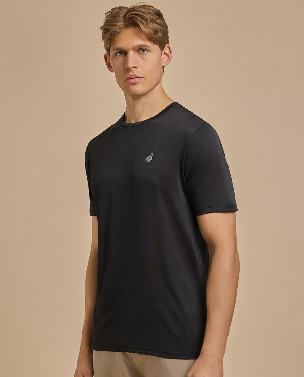 R&B  Sportswear - Black T-Shirts & Vests