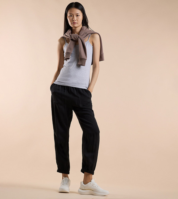 R&B  - Grey Sleeveless Tops