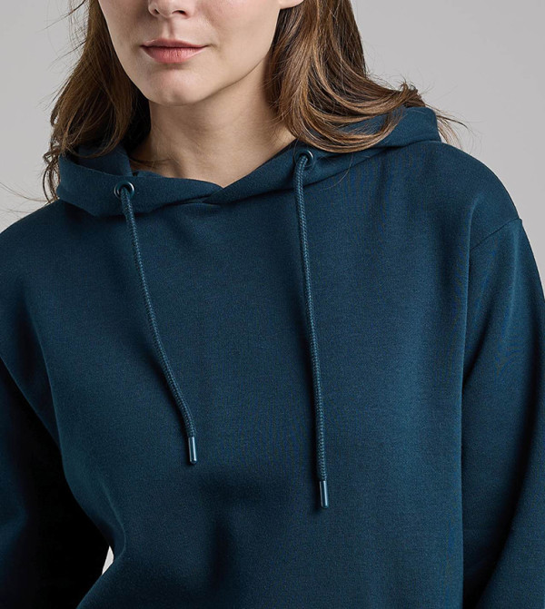 أر آند بي travel-ready - أزرق هودي