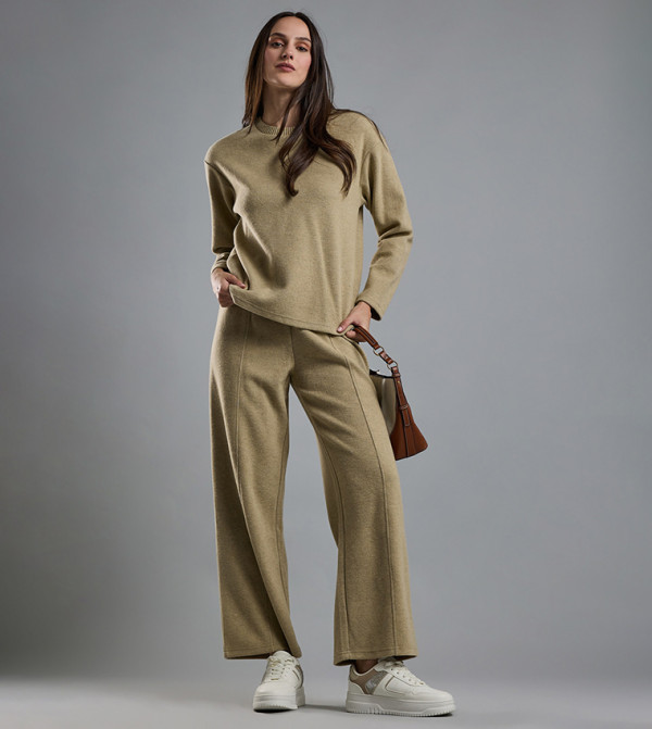 R&B  Hoodies & Sweatshirts - Beige Sweatshirts