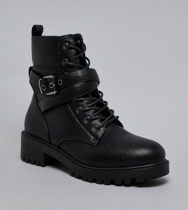 R&B  - Black Ankle length Boots