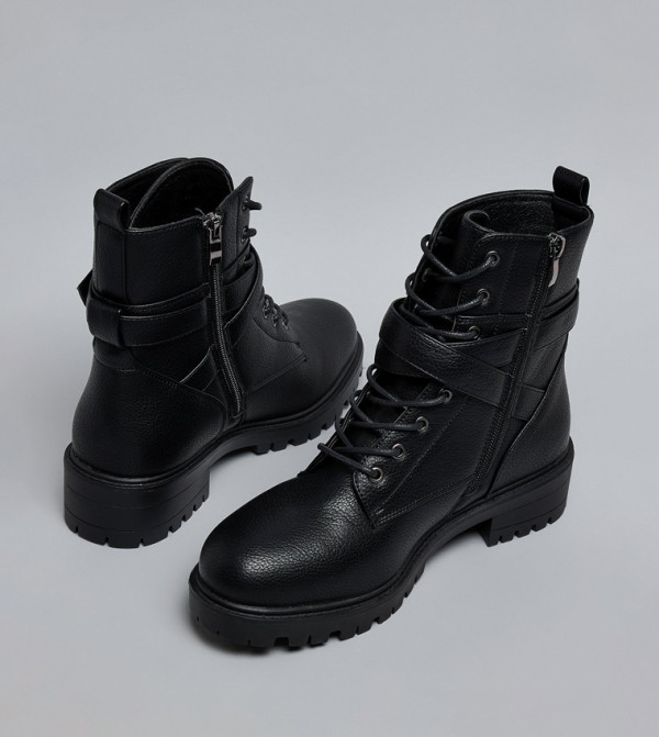 R&B  - Black Ankle length Boots