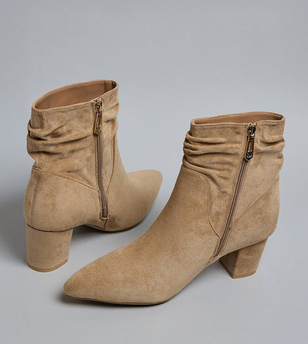 R&B  - Brown Ankle length Boots