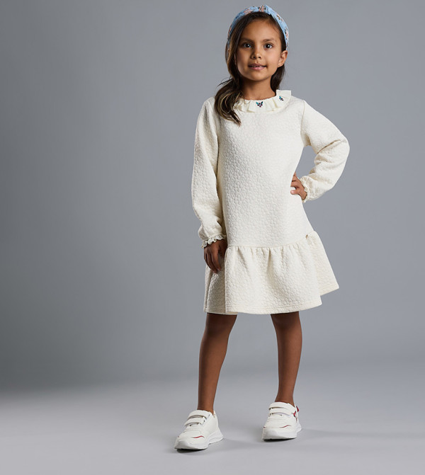 R&B  Clothing - Beige Casual Dress