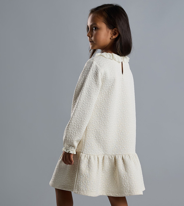 R&B  Clothing - Beige Casual Dress