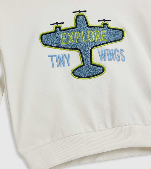 أر آند بي  هودي - أبيض هودي