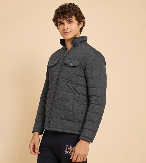 R&B R&B - NAVY BLUE Puffer Jackets