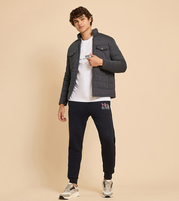 R&B R&B - NAVY BLUE Puffer Jackets