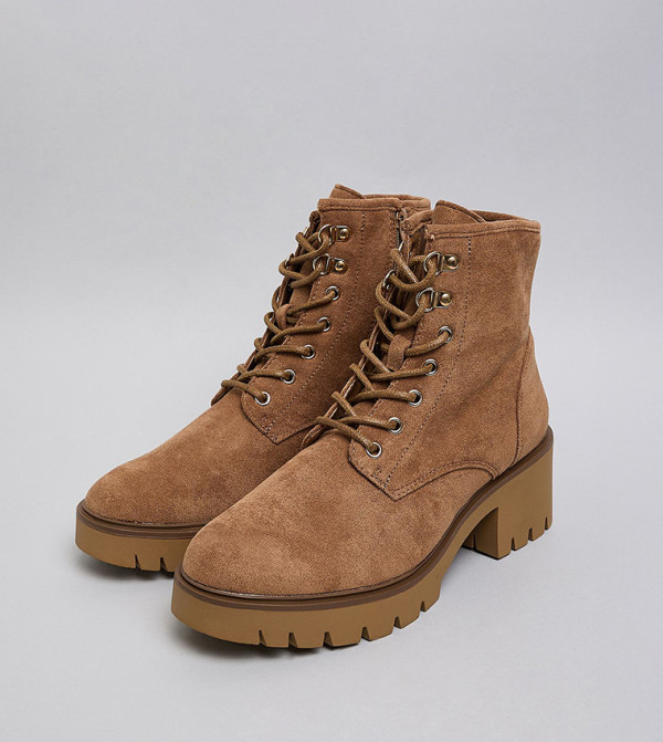 R&B  - Brown Ankle length Boots
