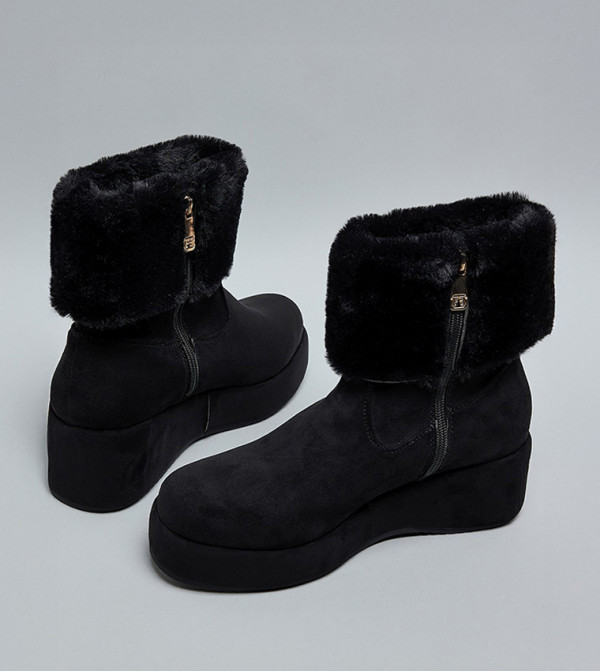 R&B  - Black Ankle length Boots
