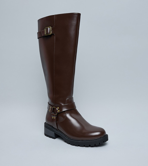 R&B  - Brown Knee length Boots