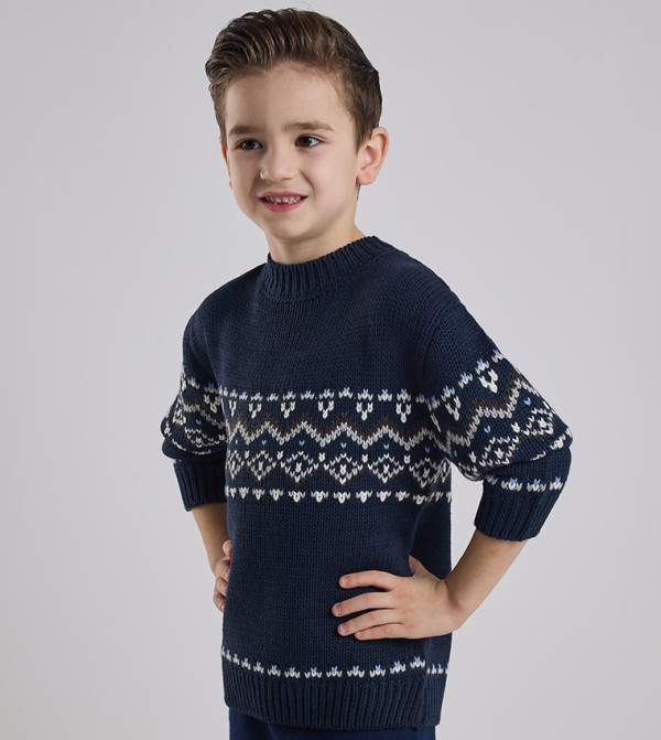 R&B  Winterwear & Outerwear - NAVY BLUE Sweaters & Cardigans