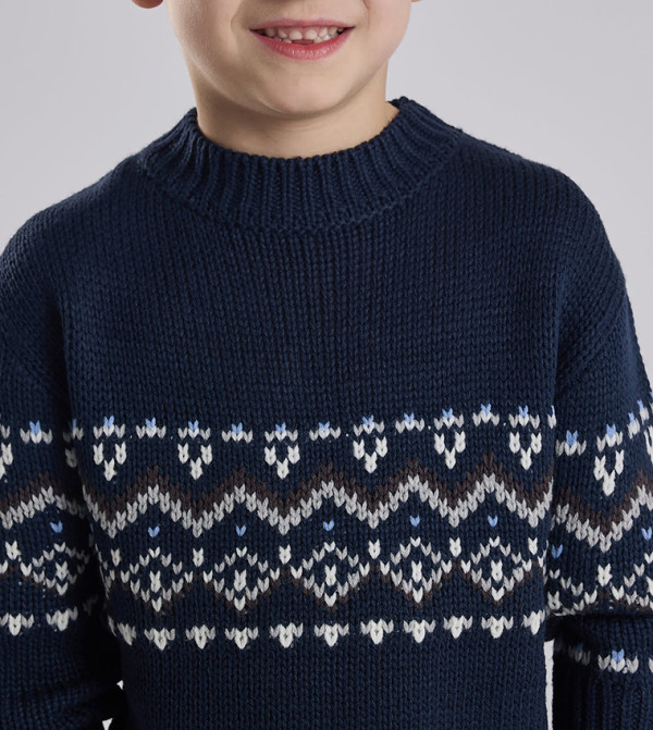 R&B  Winterwear & Outerwear - NAVY BLUE Sweaters & Cardigans