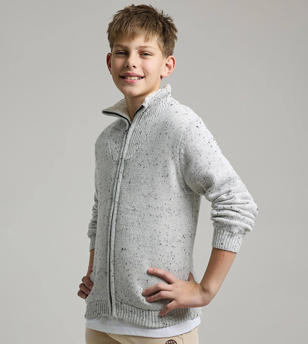 R&B Sweaters & Cardigans - Grey Sweaters & Cardigans