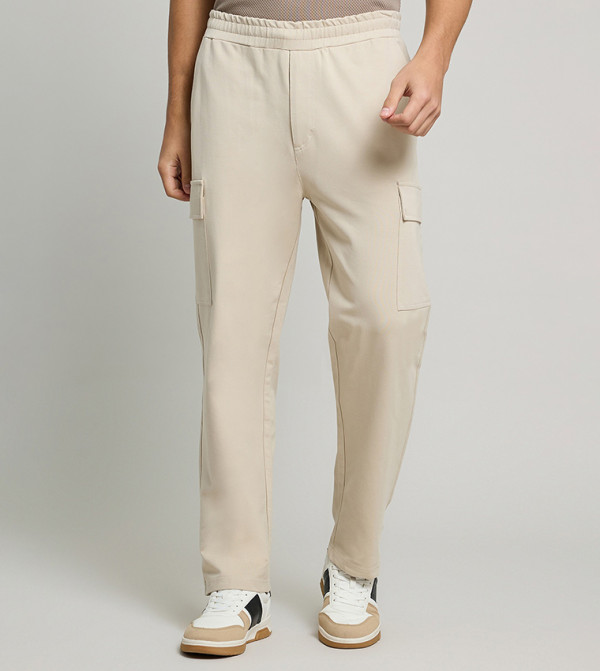 R&B  Cargos - Beige Cargos