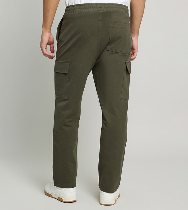 R&B  Cargos - Olive Cargos