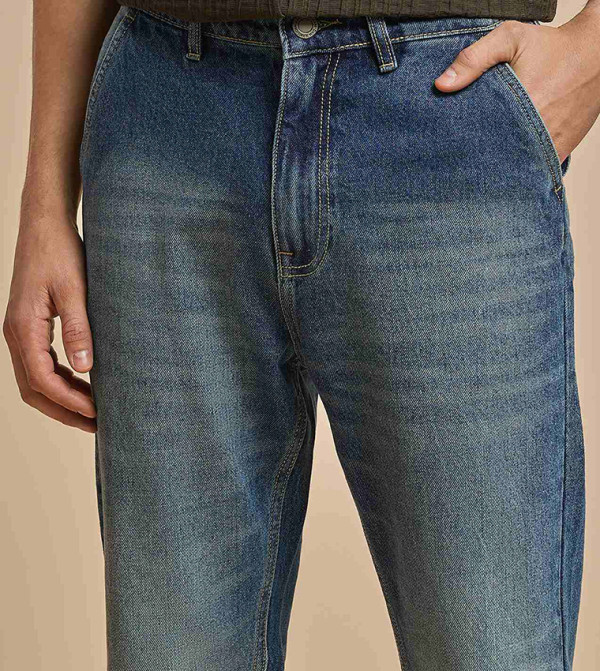 R&B  Jeans - Blue Relaxed Jeans