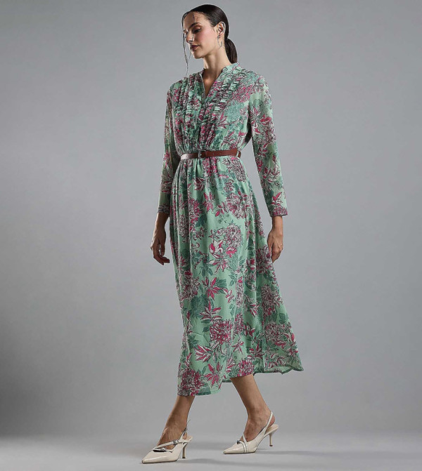 R&B  Clothing - Mint Midi Dresses