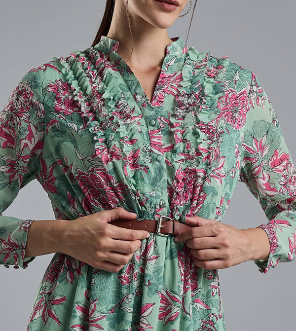 R&B  Clothing - Mint Midi Dresses