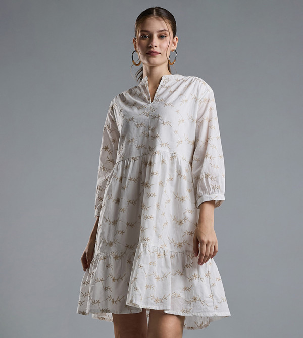 R&B Clothing - Ivory Mini Dresses