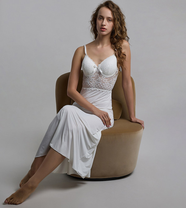 أر آند بي  لانجري - عاجي  Babydolls & Bodysuits