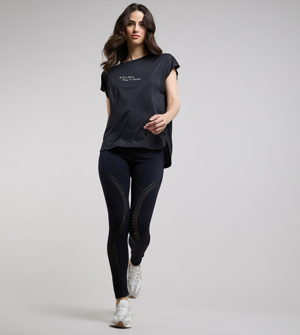 R&B  Sportswear - BLACK Tops