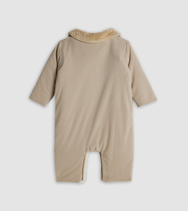 R&B  Baby Essentials - Brown Rompers