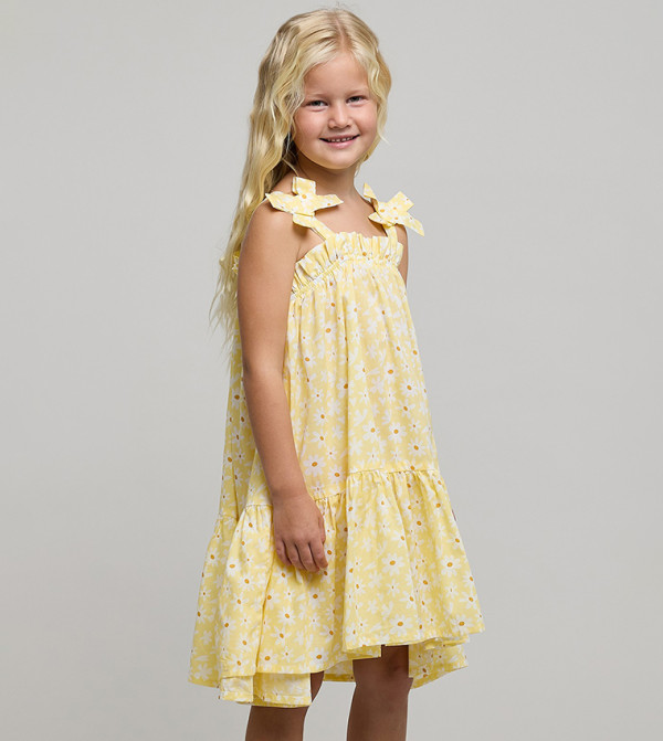 R&B Dresses - Yellow Casual Dress