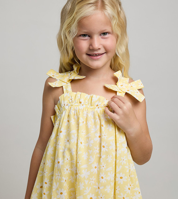 R&B Dresses - Yellow Casual Dress