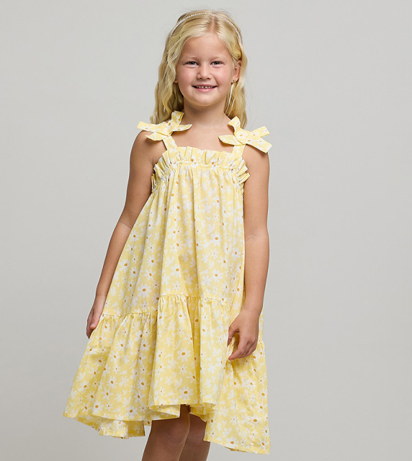 R&B Dresses - Yellow Casual Dress