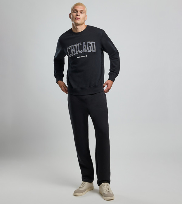 R&B  Hoodies & Sweatshirts - Black Sweatshirts