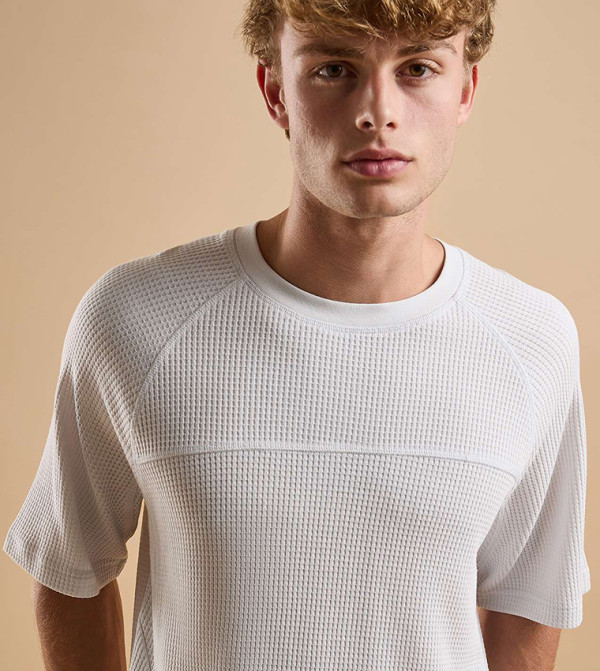 R&B  Sportswear - White T-Shirts & Vests