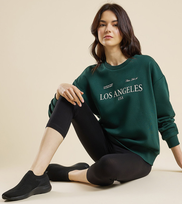 R&B R&B - Green Sweatshirts
