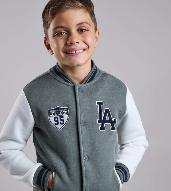 أر آند بي  varsity-graphics - زيتي  جاكيتات