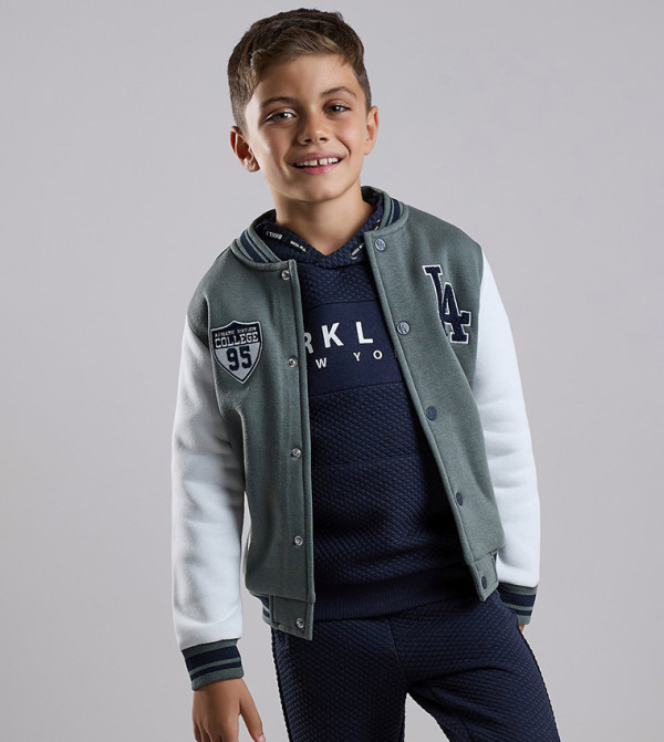أر آند بي  varsity-graphics - زيتي  جاكيتات