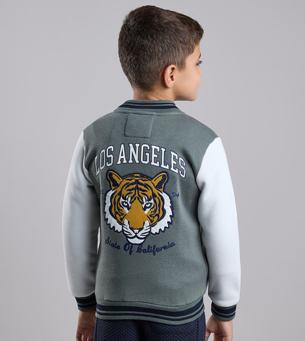 أر آند بي  varsity-graphics - زيتي  جاكيتات