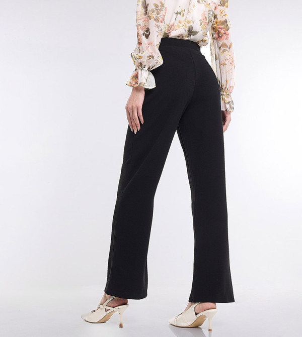 R&B  Clothing - Black Casual Pants