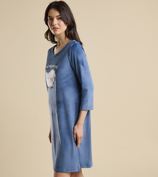 R&B  - Blue Night Dress & Gowns