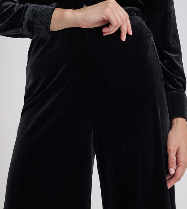 R&B  Casual Pants - Black Casual Pants