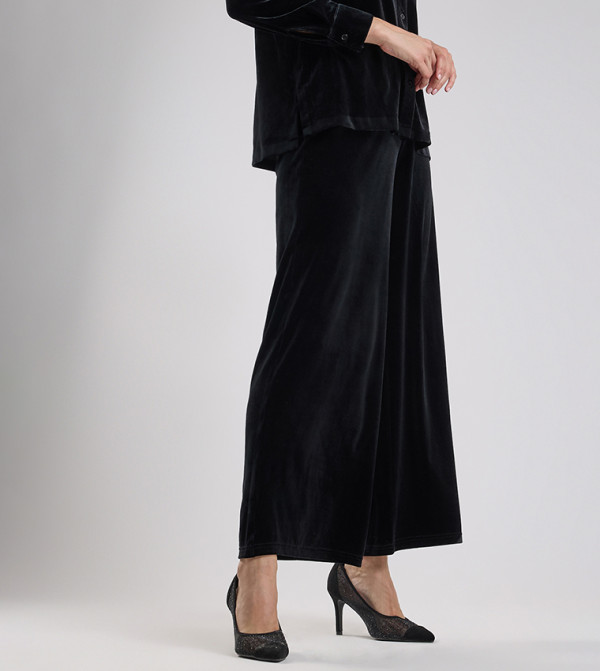 R&B  Casual Pants - Black Casual Pants